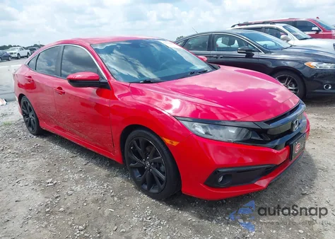 2019 Honda Civic Sport z USA, uszkodzony, nr VIN 2HGFC2F82KH512806